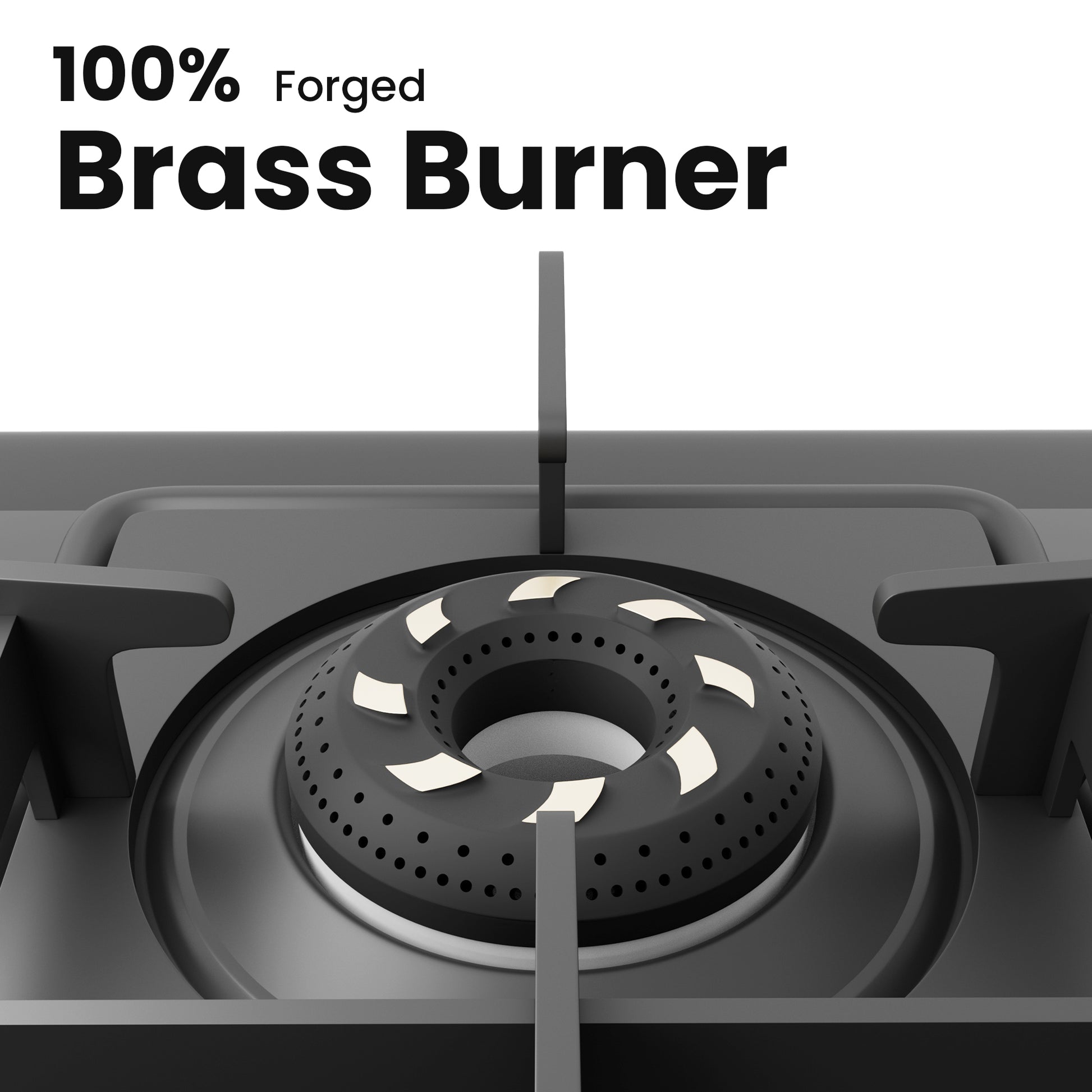 Sunshine Slimmest Magnite 4 Burner Glass Hob Top Cooktop Manual Ignition
