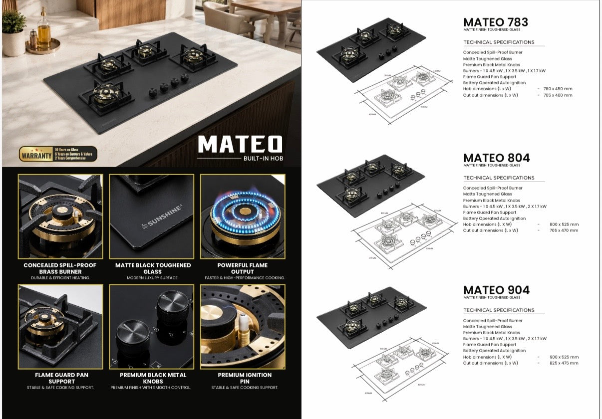 Mateo Built-In-Hob