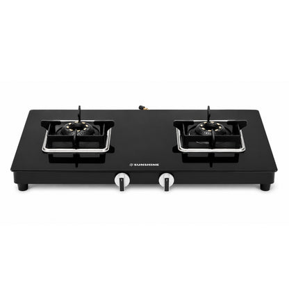 Sunshine Slimmest Aircross 2 Burner Gas Stove Manual Ignition