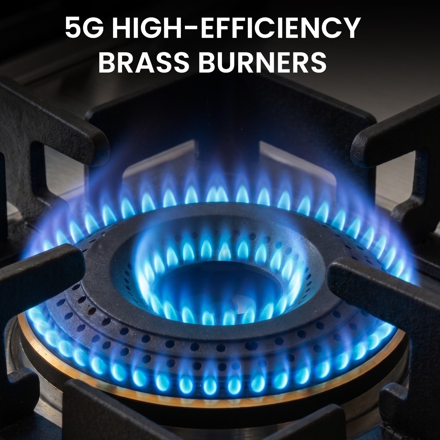Thunder 3 Burner Stainless Steel Gas Stove | 5 Year Body & Burner Warranty | 5G Technology
