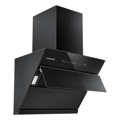 Hilux Kitchen Slant Chimney | 1500 m³/hr | Matt Finish | Auto-Clean | 60/75/90 CM