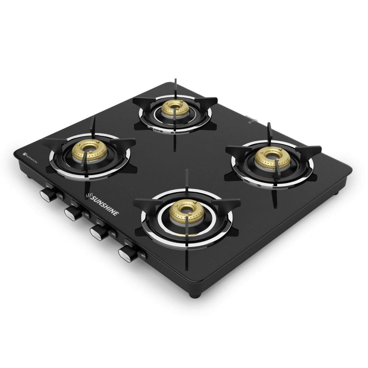 Sunshine Phoenix 4 Burner Gas Stove Cooktop Manual Ignition