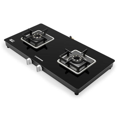 Sunshine Slimmest Aircross 2 Burner Gas Stove Manual Ignition