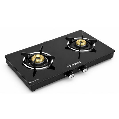 Sunshine Phoenix 2 Burner Gas Stove Cooktop Manual Ignition