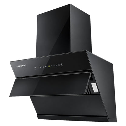 Hilux Kitchen Slant Chimney | 1500 m³/hr | Matt Finish | Auto-Clean | 60/75/90 CM