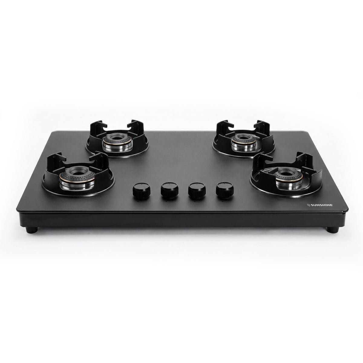 Sunshine Defender 4 Burner Matte Hob Top | 10-Year Warranty | Manual Ignition