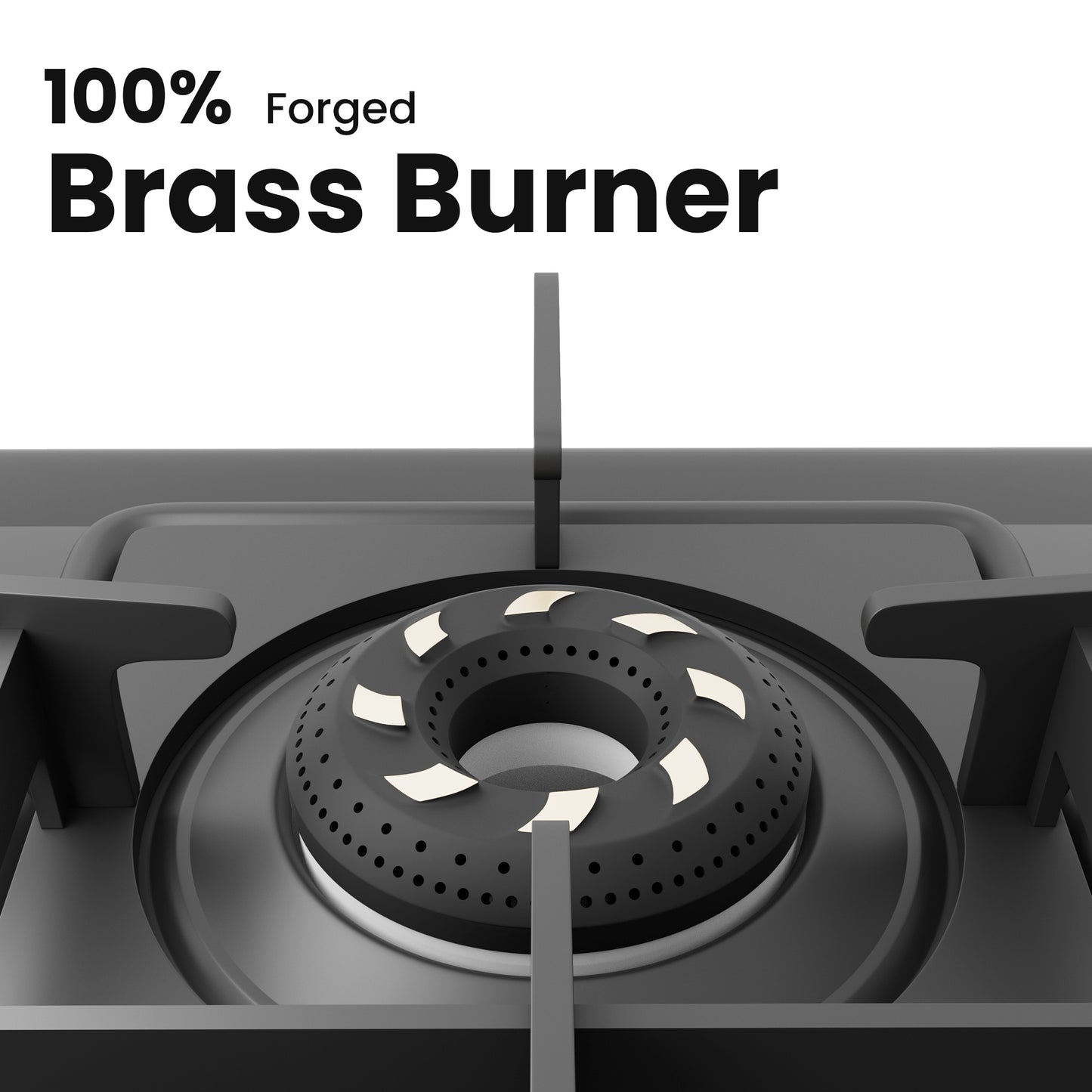 Sunshine Slimmest Magnite 3 Burner Glass Hob Top Cooktop Manual Ignition