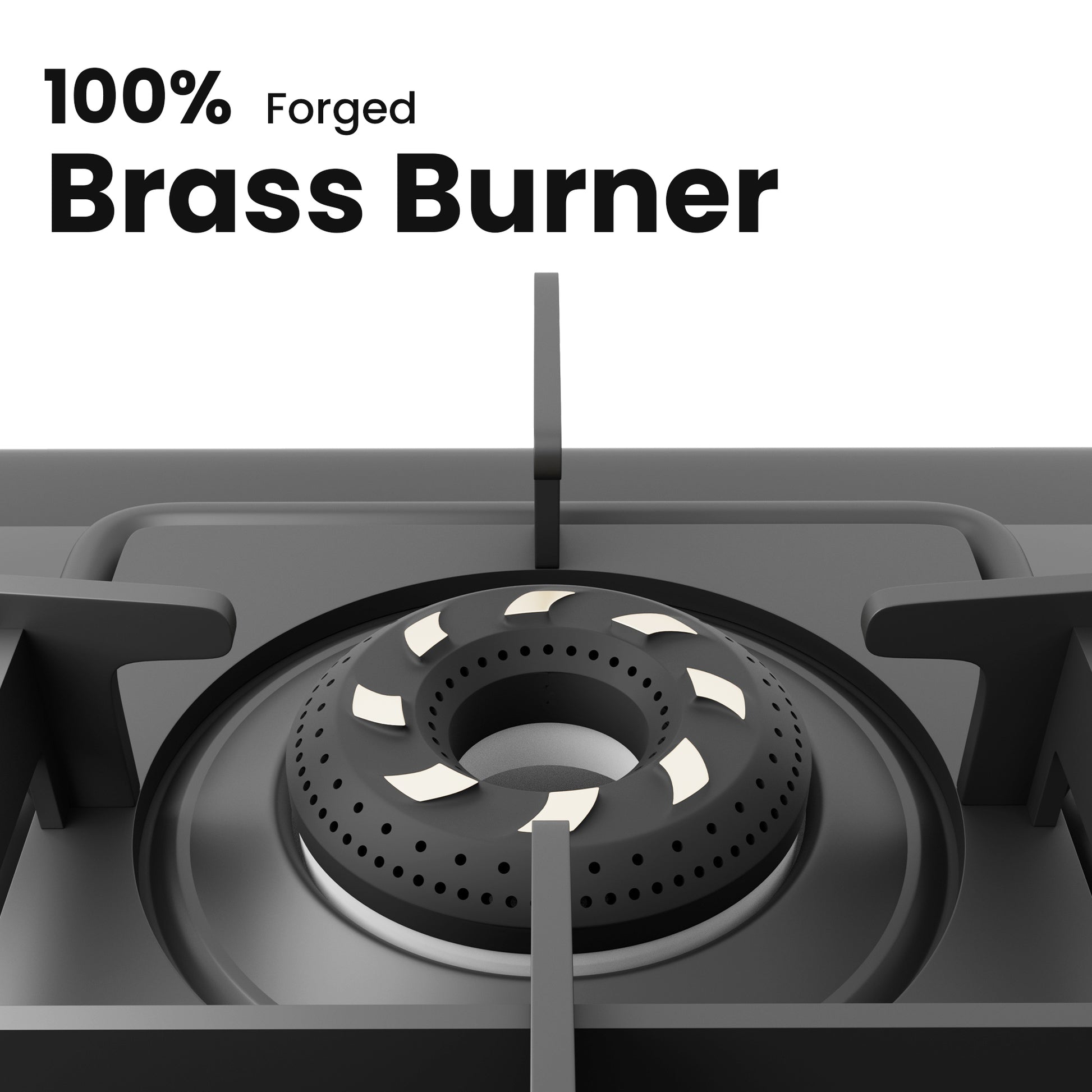 Sunshine Slimmest Magnite 3 Burner Glass Hob Top Cooktop Manual Ignition