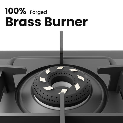 Sunshine Slimmest Magnite 3 Burner Glass Hob Top Cooktop Manual Ignition