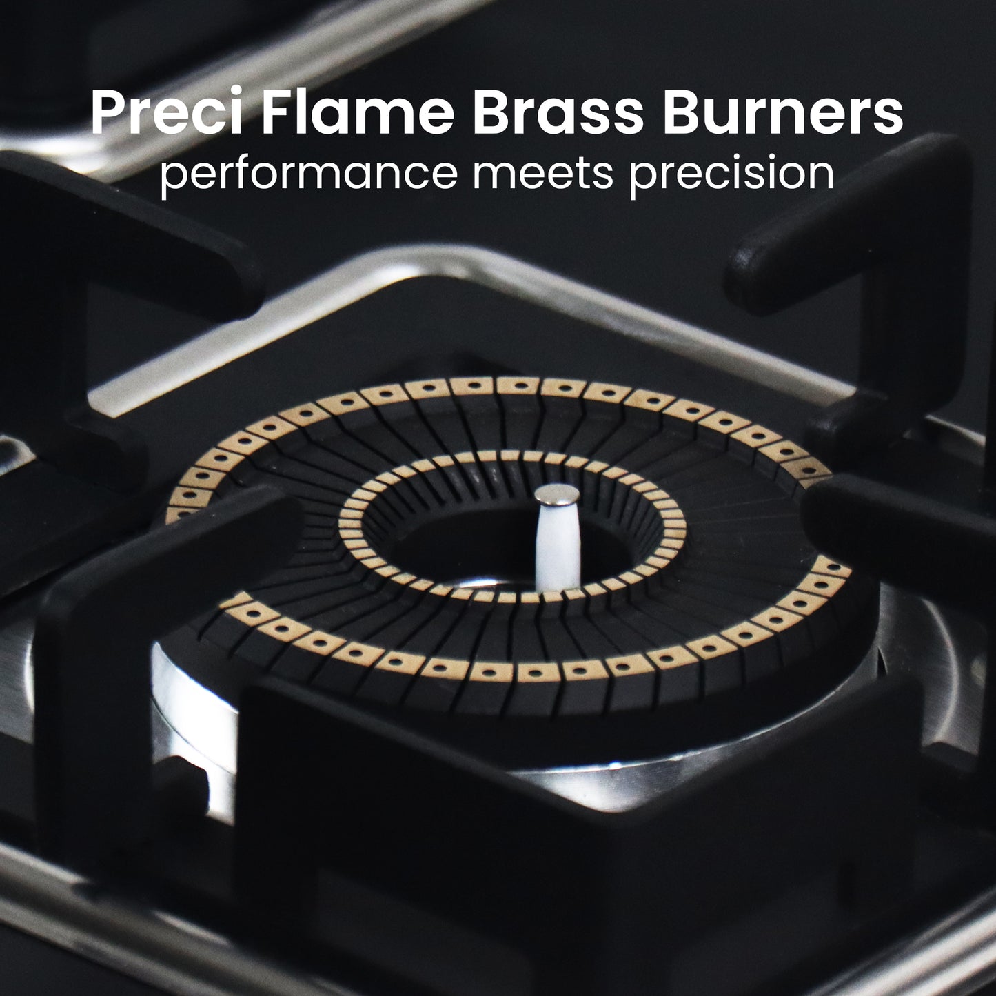 Sunshine Shine Gold Four Burner Gas Stove/Hob Top Auto Ignition