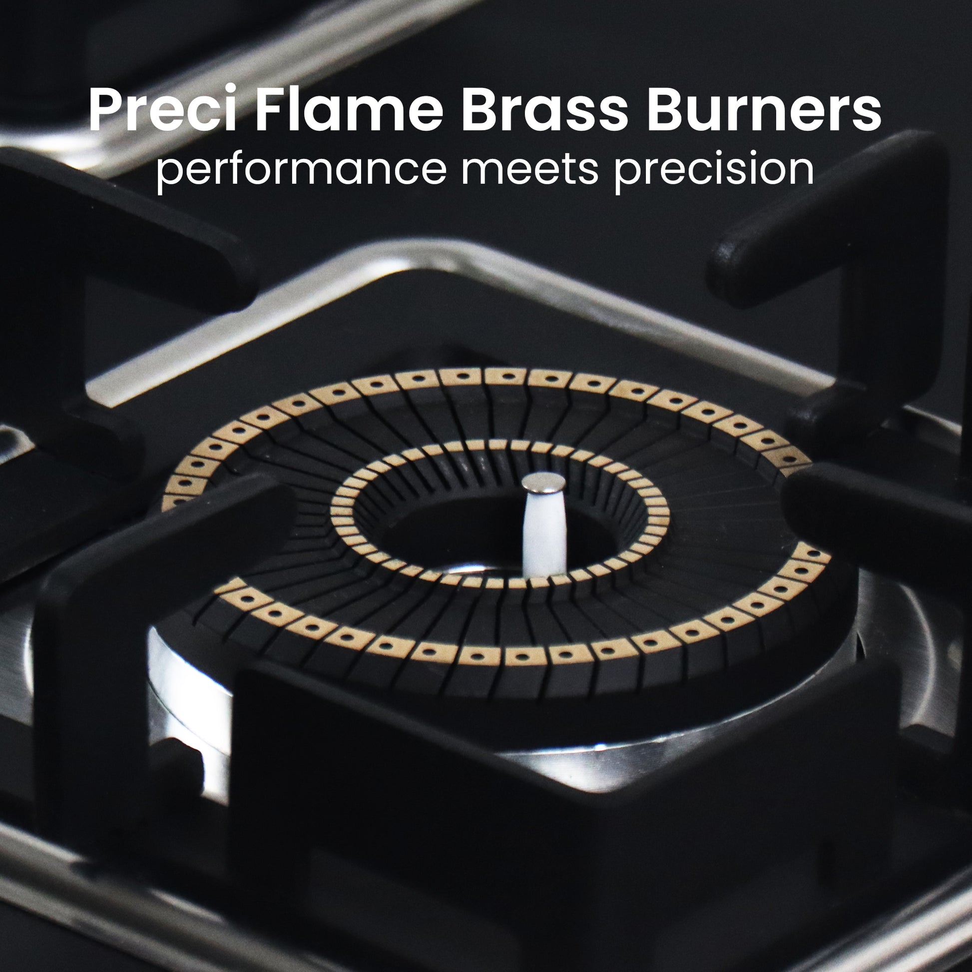 Sunshine Shine Gold Four Burner Gas Stove/Hob Top Auto Ignition