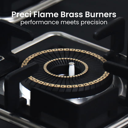 Sunshine Shine Gold Four Burner Gas Stove/Hob Top Auto Ignition