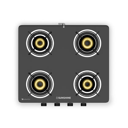 Sunshine Phoenix 4 Burner Gas Stove Cooktop Manual Ignition