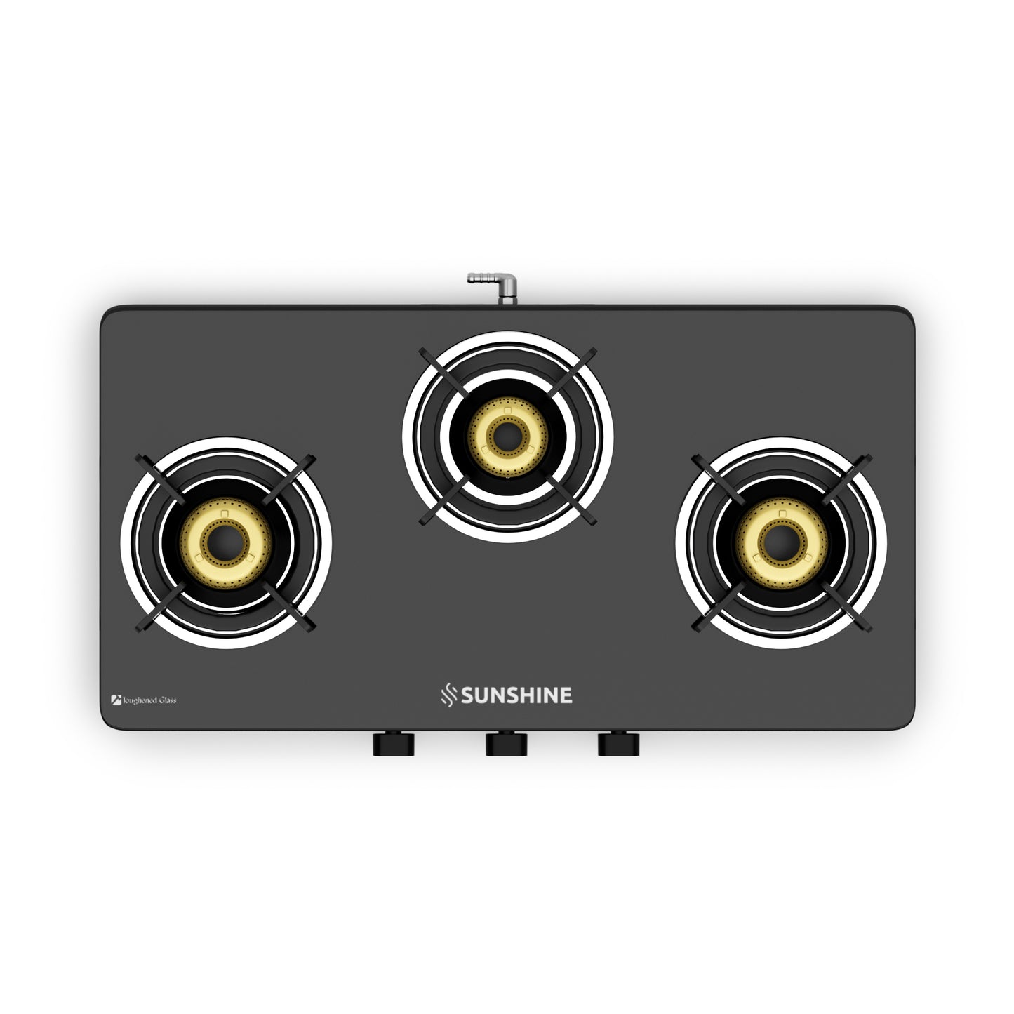 Sunshine Phoenix 3 Burner Gas Stove Cooktop Manual Ignition