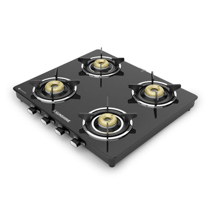 Sunshine Phoenix 4 Burner Gas Stove Cooktop Manual Ignition