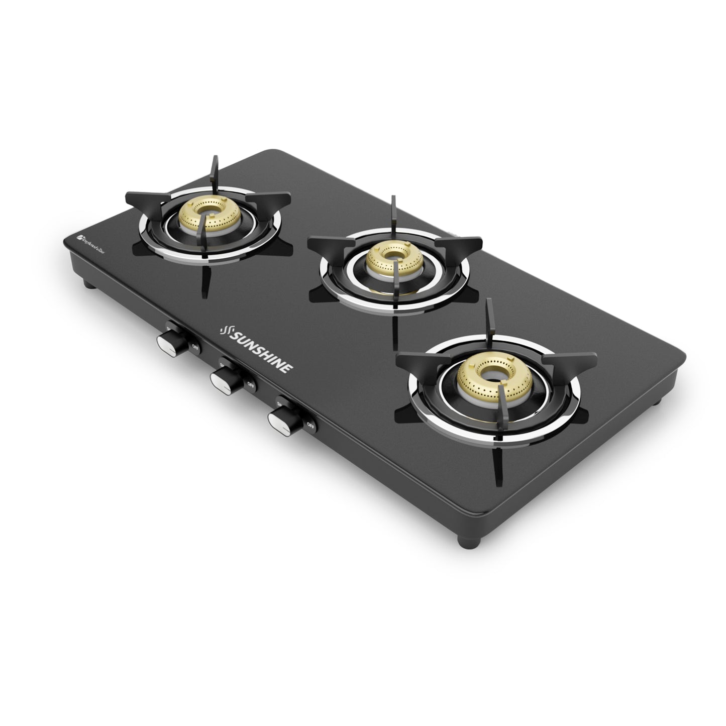 Sunshine Phoenix 3 Burner Gas Stove Cooktop Manual Ignition