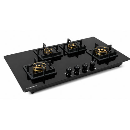 Sunshine Galio Built-in Hob | 5-Year Warranty | Glossy Toughened Glass | Auto Ignition