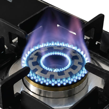 Shine Gold Hob Cooktop | SABAF Italian Valves | 3 & 4 Burners