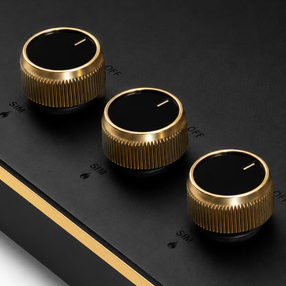 Shine Gold Hob Cooktop | SABAF Italian Valves | 3 & 4 Burners