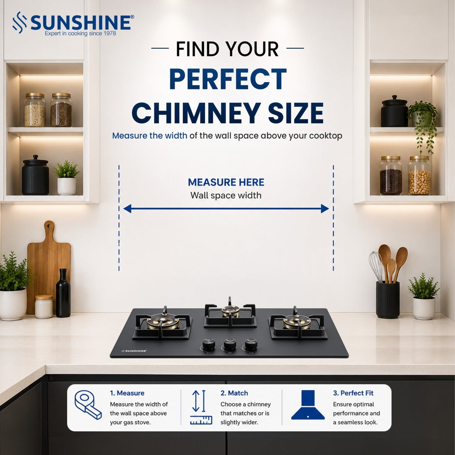 Nimbus Filterless Auto Clean Kitchen Chimney | 1650 m³/h