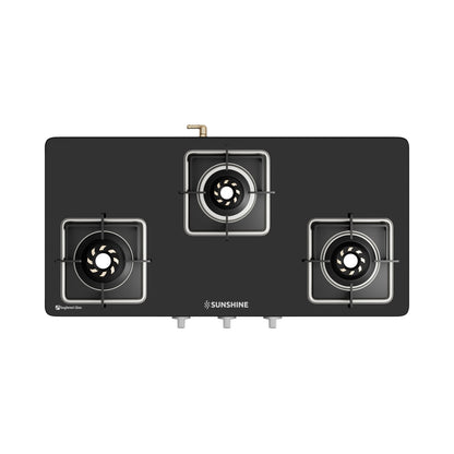 Aircross 3 Burner Gas Stove Manual Ignition