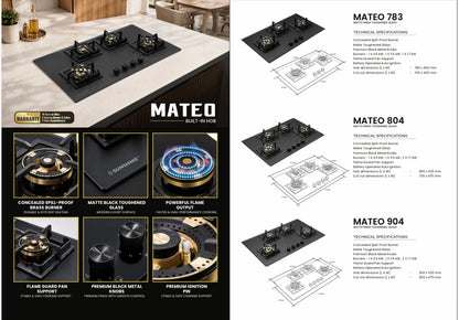 Sunshine Mateo Built-In-Hob