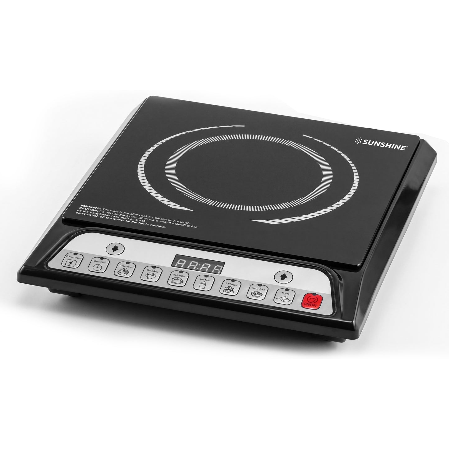 CookX 1600W Induction Cooker | Smart Digital Cooktop with 7 Preset Cooking Modes