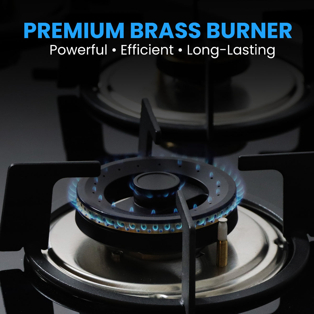 Harmony 4 Burner Gas Built-In Hob – 65CM, 90CM