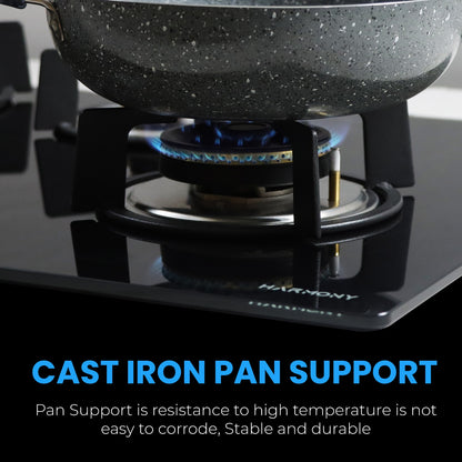 Harmony 4 Burner Gas Built-In Hob – 65CM, 90CM