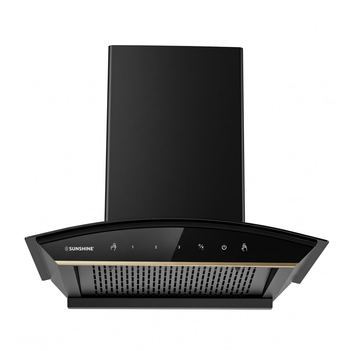 Sunshine Crysta Gold Kitchen Chimney | Auto Clean | 1500 m³/hr | 60CM, 75CM, 90CM