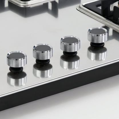 Rover Metal Hobtop – Honeycomb Steel Finish | 3 & 4 Burner |Brass Burners
