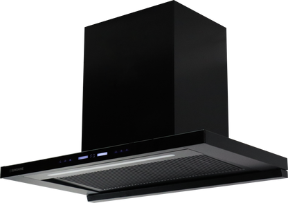 Sunshine Camellias Chimney – 2000 m³/hr Suction, Ultra-Slim Design, Elegant Glass Finish, Largest LED Panel