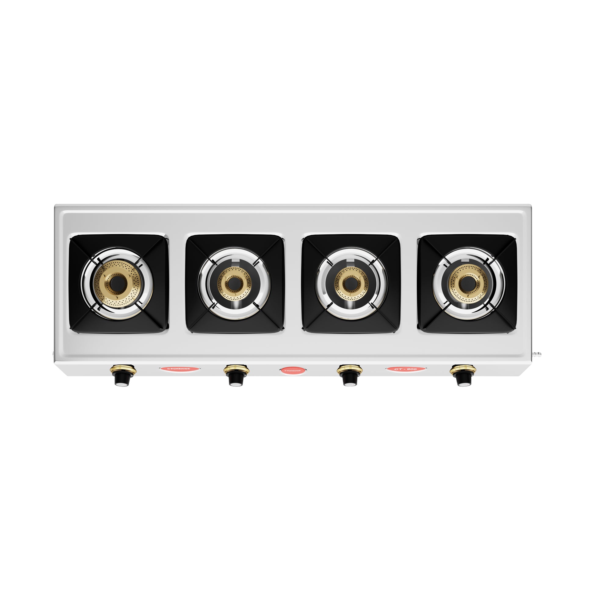 Sunshine CT-900 Four Burner Stainless Steel Gas Stove